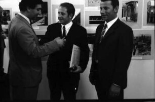 Freiburg: Kaufhaus; Eröffnung der Fotoausstellung; SWR, Millozzi