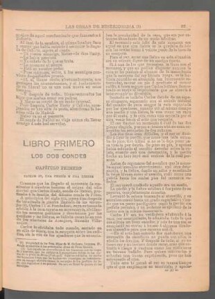 Libro primero : Los dos condes