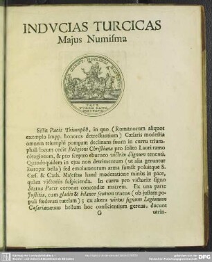 Inducias Turcicas Maius Numisma