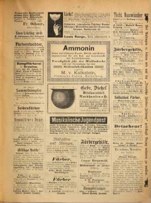 Deutsche Färber-Zeitung : dt. Färber-Zeitung für Färberei u. Druckerei. 29. 1893