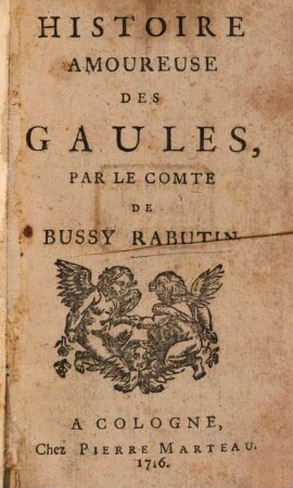 Histoire Amoureuse Des Gaules, 1