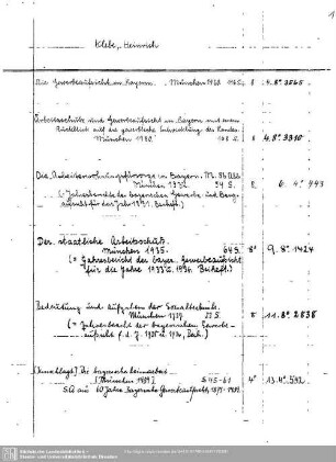 Klebe, Heinrich