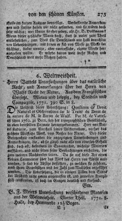 Untersuchung verschiedener Materien aus der Weltweisheit. T.4.