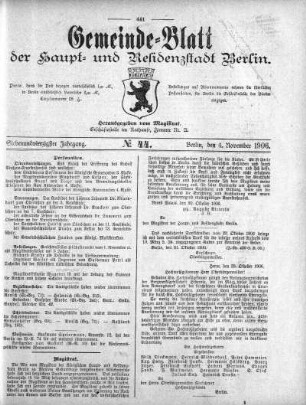 1906,44: No. 44, 4. November 1906