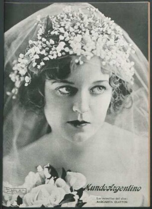 Las estrellas del cine: Margarita Clayton [Fotografía]