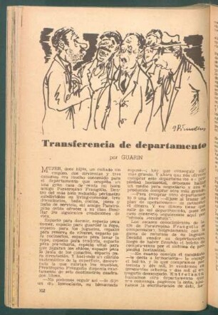 Transferencia de departamento