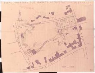 Gartenanlage Marktplatz, Erkrath: Bebauungsplan zur Marktplatzgestaltung in Erkrath 1:500