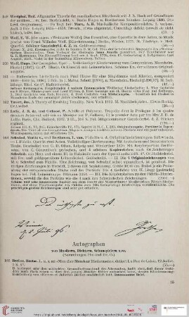 Autographen (Nr. 165 - 262)