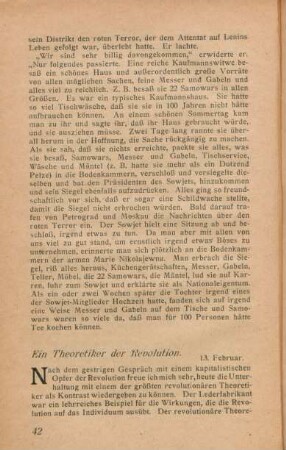 Ein Theoretiker der Revolution