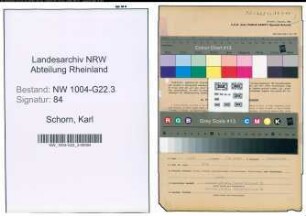 Entnazifizierung Karl Schorn , geb. 25.08.1899 (Buchhalter)