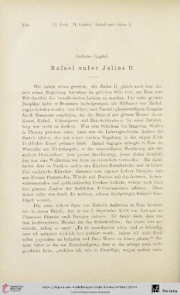 Sechstes Kapitel: Rafael unter Julius II.