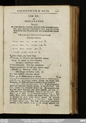 Ode XX. ad Maecenatem.
