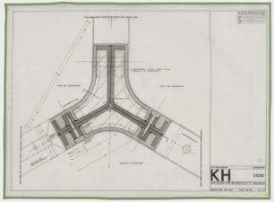 Forschungsprojekt Kunststoffhäuser (nicht realisiert) – K1, Bauteile 90, Stützenverband: Querschnitt