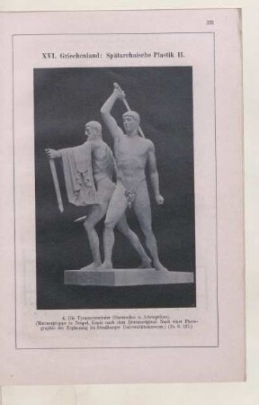 XVI. Griechenland: Spätarchaische Plastik II.