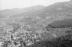 Badenweiler, Niederweiler: Blick von Westen, gegen Badenweiler und Niederweiler