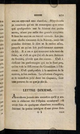 101-120, Lettre Dixieme.