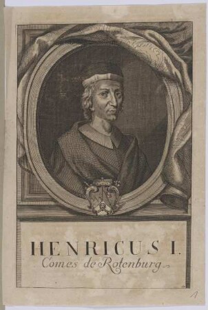 Bildnis des Henricus I., Bischof von Würzburg