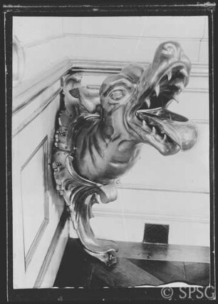 Potsdam, Stadtschloss, Schreibkabinett Friedrich II., R.: 8, Detail der Luftheizung.