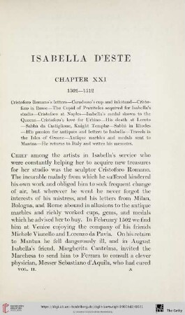Chapter XXI: 1502-1512