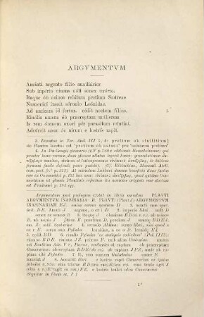 T. Macci Plauti Asinaria : accedit codicis Ambrosiani J 257 Infer. specimen phototypicum