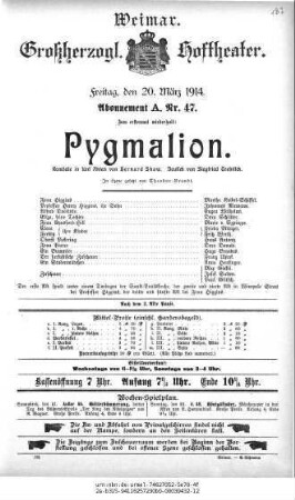 Pygmalion