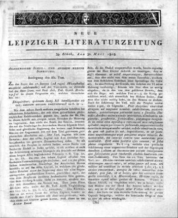 1808-03-30 : 39. Stück