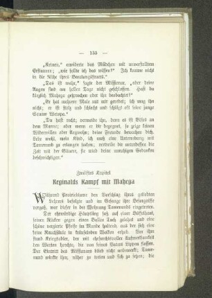 Zwölftes Kapitel Reginalds Kampf mit Mahega
