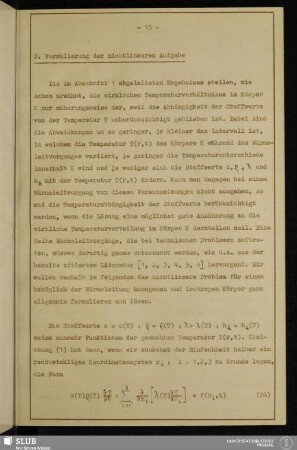 2. Formulierung der nichtlinearen Aufgabe