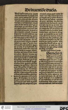 De inventione sancte crucis.