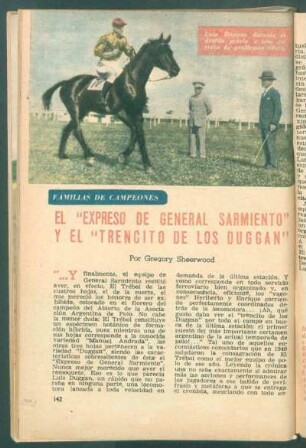 El "expreso de General Sarmiento" y el "trencito de los Duggan" : Familias de campeones