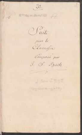 Suiten; cemb; Es-Dur; BWV 815a