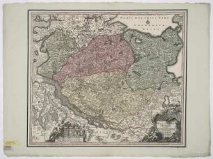Karte des Herzogtums Holstein, 1:310 000, Kupferstich, vor 1757