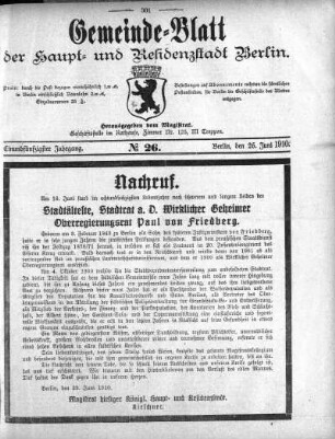 1910,26: No. 26, 26. Juni 1910