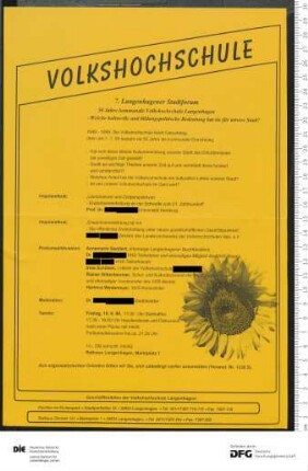 Beilage zum Ferienprogramm 1999