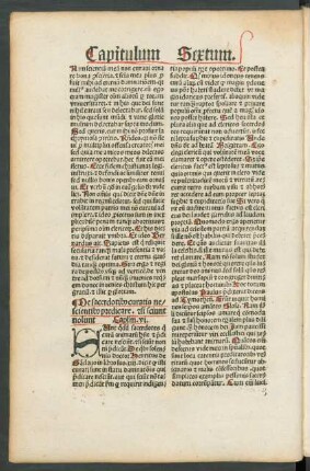 De sacerdotibus curatis nescientibus predicare etsi sciunt nolunt Capitulum vi.