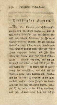 Dreißigstes Kapitel