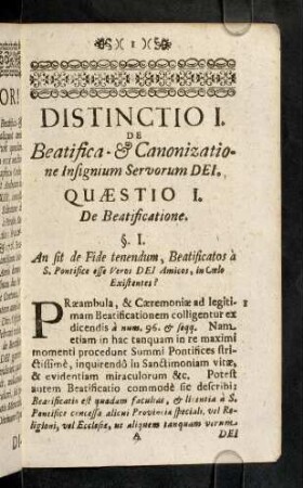 1-123, Dinstinctio I.