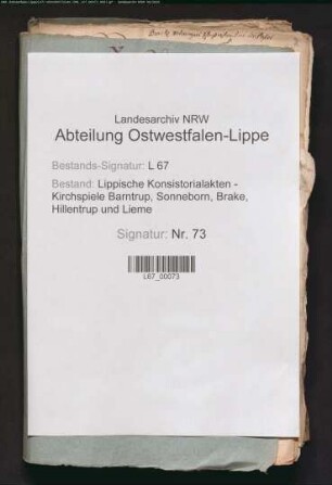 Kircheneinkünfte, Kapitalien, Forderungen