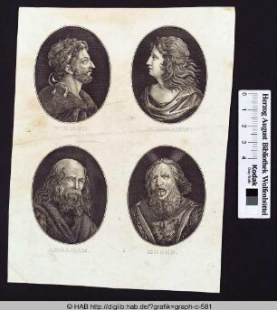 Portraits biblischer Figuren.