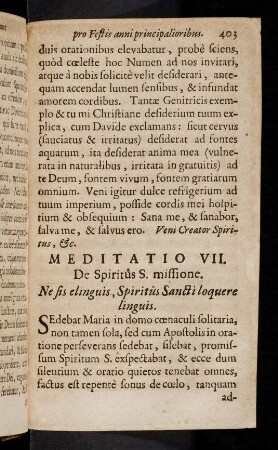 403-405, Meditatio VII