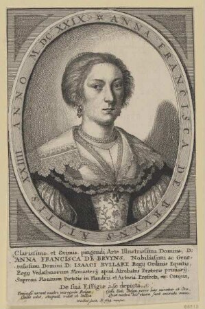 Bildnis der Anna Francisca de Brvyns