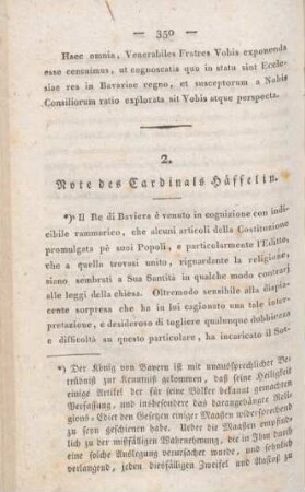 350-352 Note des Cardinals Häffelin