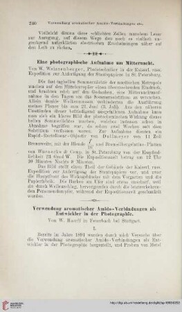 Verwendung aromatischer Amido-Verbindungen als Entwickler in der Photographie
