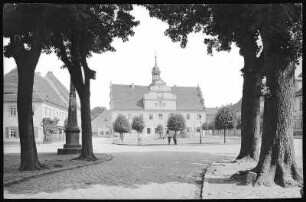 Belgern. Blick nach dem Rathaus