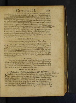 Observatio IX. Affectus sine effectu quando puniatur, vel non?