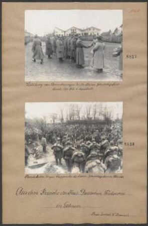 Verleihung von Auszeichnungen bei der Kaiser-Geburtstagsfeier durch Exz. Frh. v. Marschall