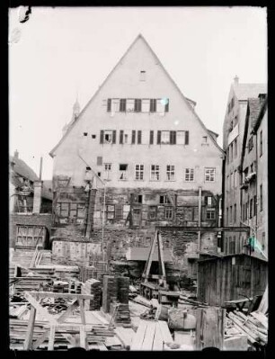 Bauplatz der Markthalle; Stohrersches Haus