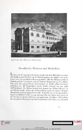 Preußische Münzen und Medaillen