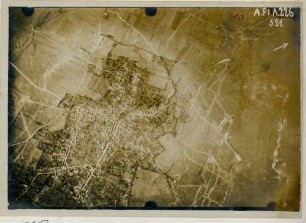 Foto der Ortschaft Hébuterne (Luftbild)