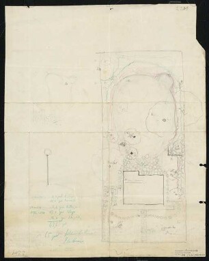 Garten Hans Simon, Berlin-Gatow: Gartenplan und Plattenbedarf